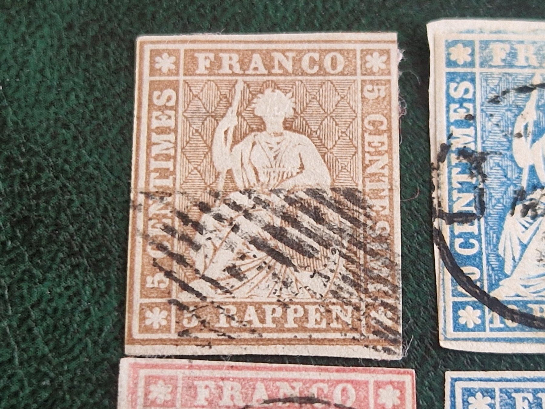 Alle Briefmarken: Strubel, 4 St., nicht bestimmt, ab 1.- – Gebraucht aus Burgdorf von Glossy01 1