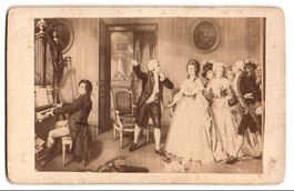 Fotografie Beethoven spielt die Orgel, M