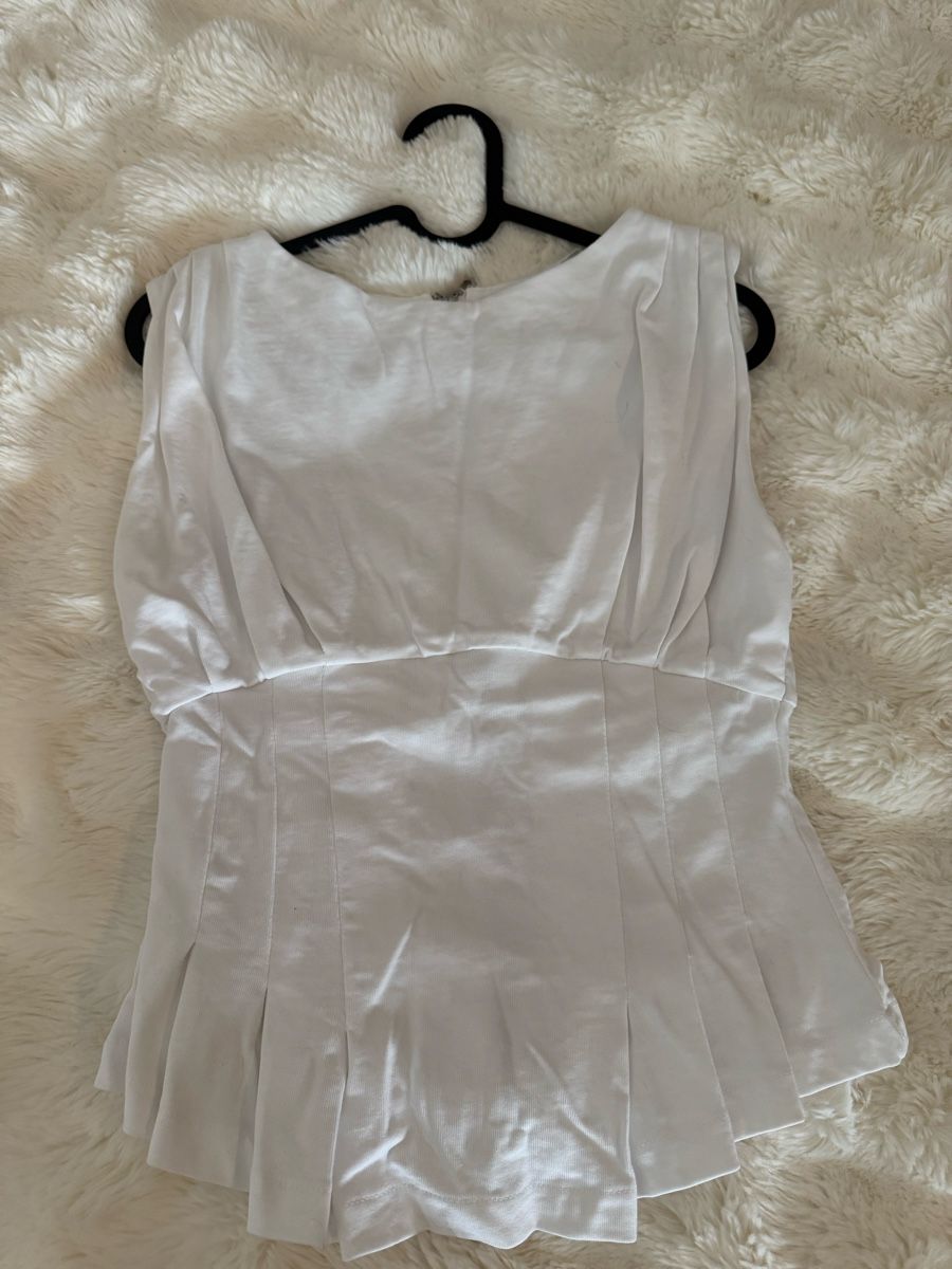Zara Tops: Zara Top Weiss, Grösse M, neuwertig – Gebraucht aus Aarburg von manju2007