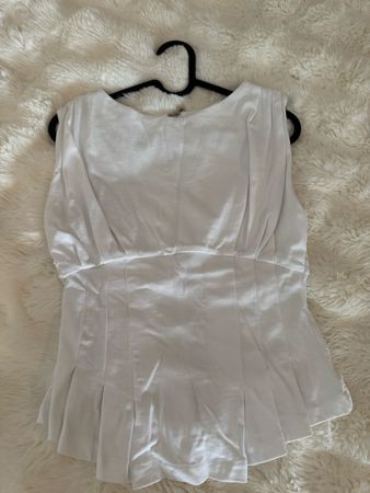 Zara Top Weiss, Grösse M, neuwertig