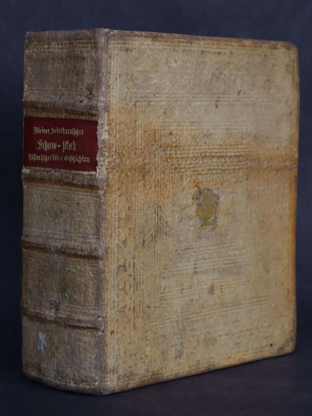 Libri: SOLOTHUNER ALLGEMEINE SCHAW-PLATZ,1666 – Usato da Guensberg venduto da Herzaktion