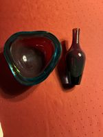 Murano Schale und kleine Vase Vintage 