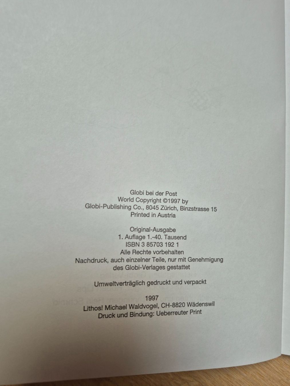 Libri: Globi bei der Post (neuwertig) – Usato da Aristau venduto da Paulemann60 2