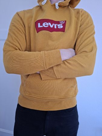 Pull Levi's jaune moutarde, taille