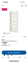 IKEA White Billy Bookcase