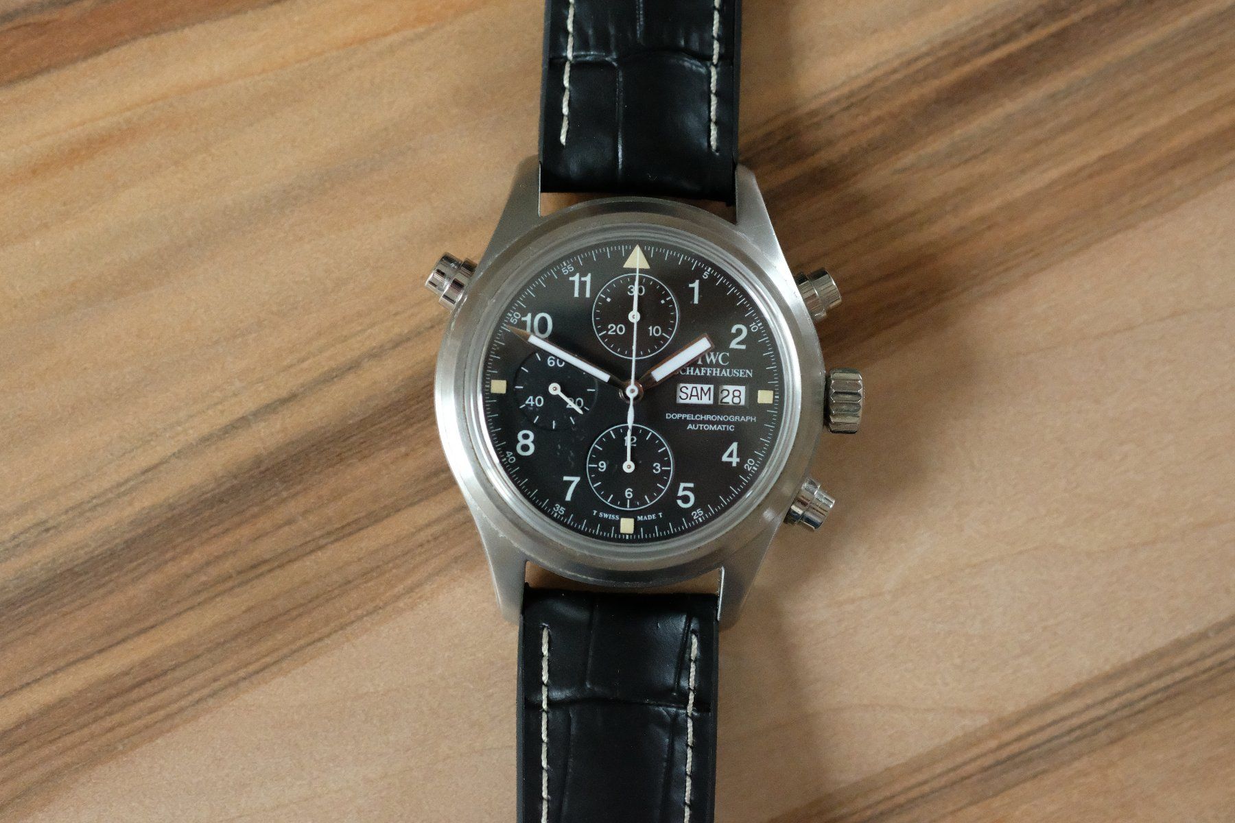 IWC Orologi: IWC Doppelchronograph Flieger Ref.3713 – Usato da Zürich venduto da Tenos 1