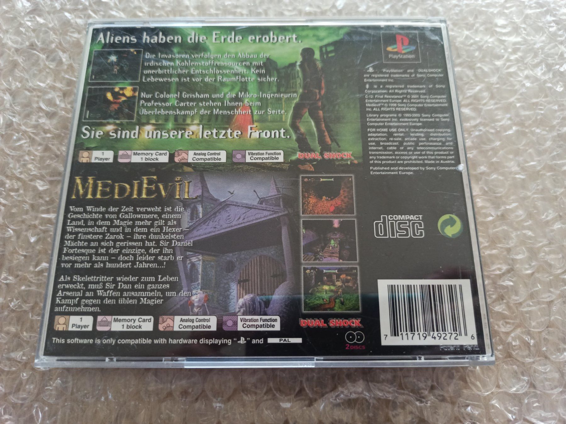 Spiele: C-12: Final Resisitance & MediEvil PS1 – Gebraucht aus Oberweningen von mar_87mx 1
