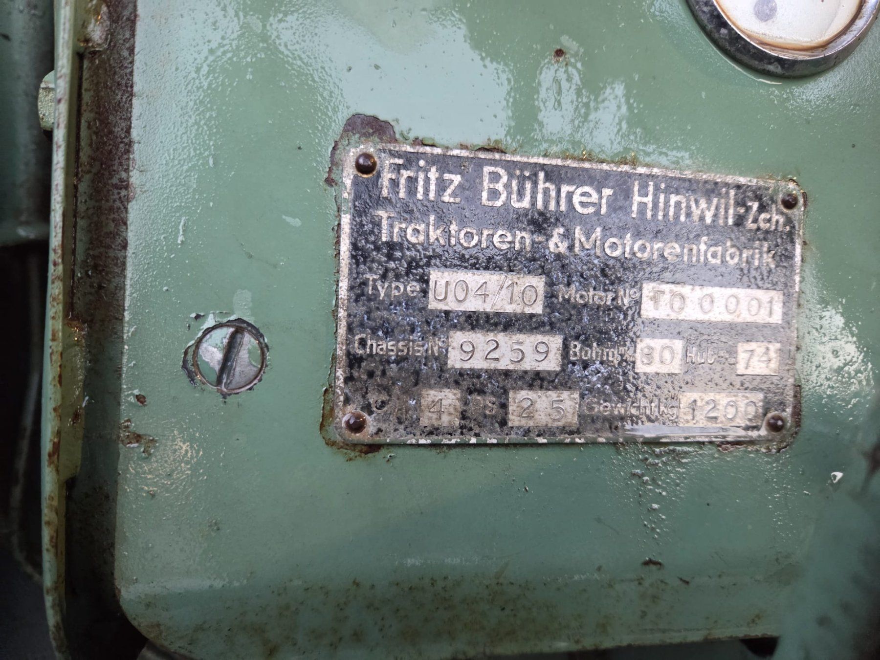Bührer Tracteurs: Bührer U04/10 – D'occasion à Buch am Irchel par pwe_6kpn 6