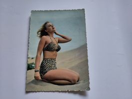 Pinup-Postkarte, Italien gelaufen 1954