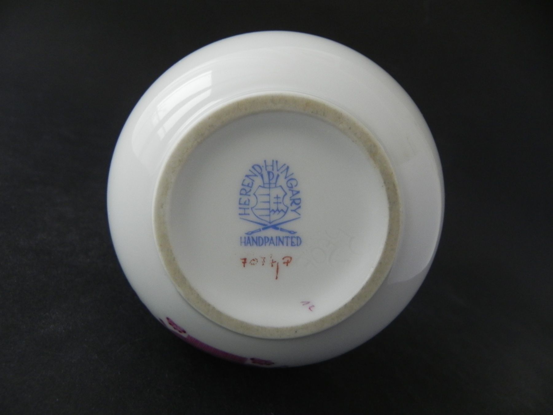 Herend Vasen & Gefässe: Vase APPONY Purpur von HEREND - Ungarn – Neu (gemäss Beschreibung) aus Zürich von LodgE-21 3