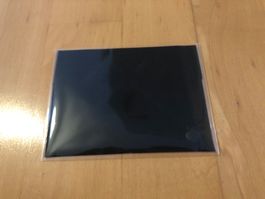 apple microfasertuch in ovp schwarz mit logo
