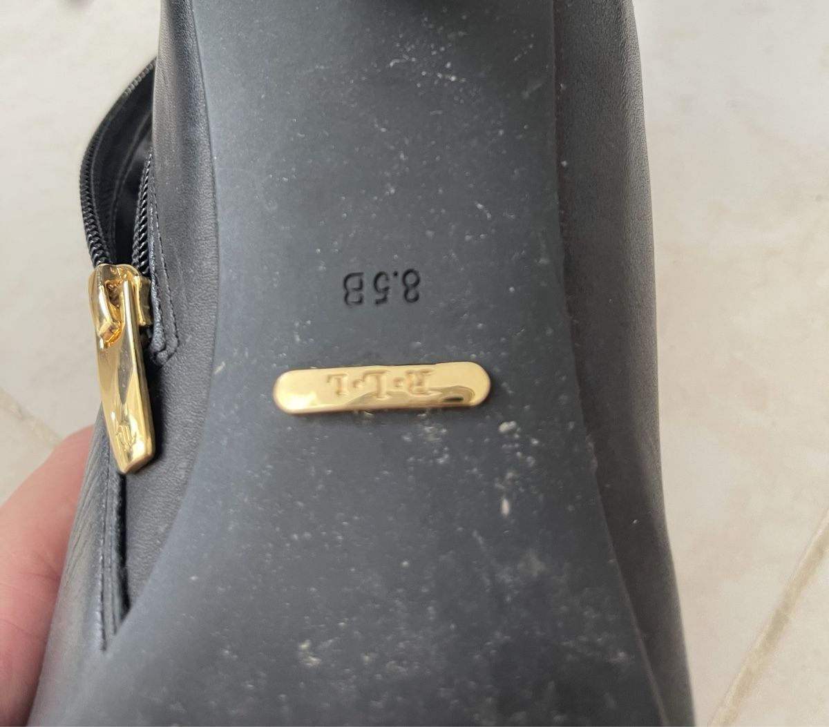 Ralph Lauren Damenschuhe: RL Leder Stiefeletten Gr. 8.5 schwarz – Gebraucht aus Weisslingen von Spiegelbild0 2