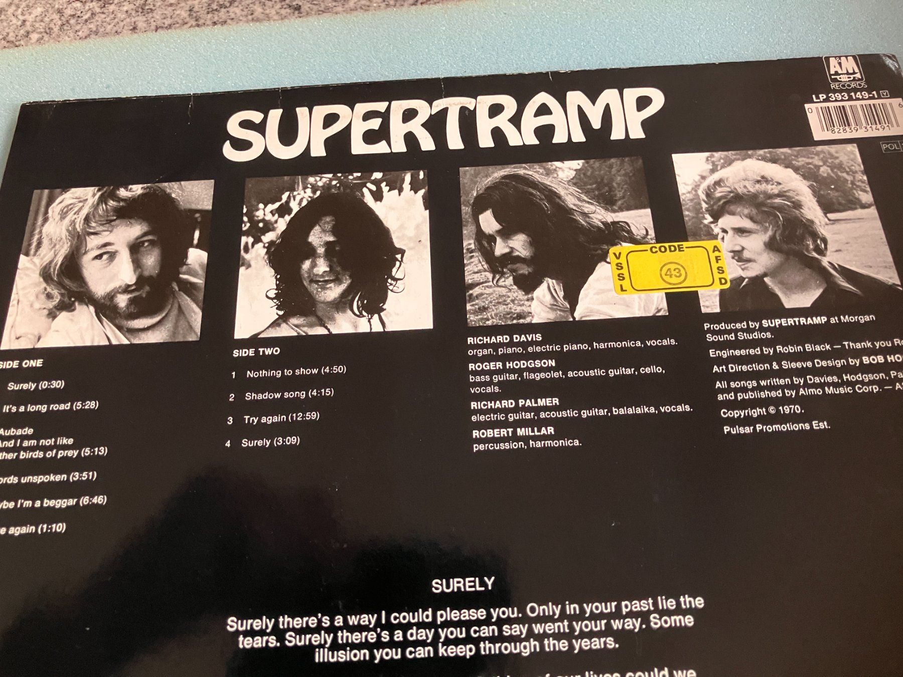 Dischi in vinile: Supertramp – Usato da Aarwangen venduto da Jukebox3 4