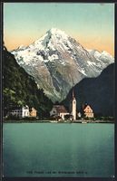 Flüelen, Ortsansicht mit Kirche und dem