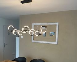 LED Pendelleuchte LeuchtenDirekt schwarz dimmbar