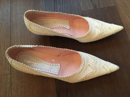 Schuhe weiss Pumps Gr. 39 - Fornarina
