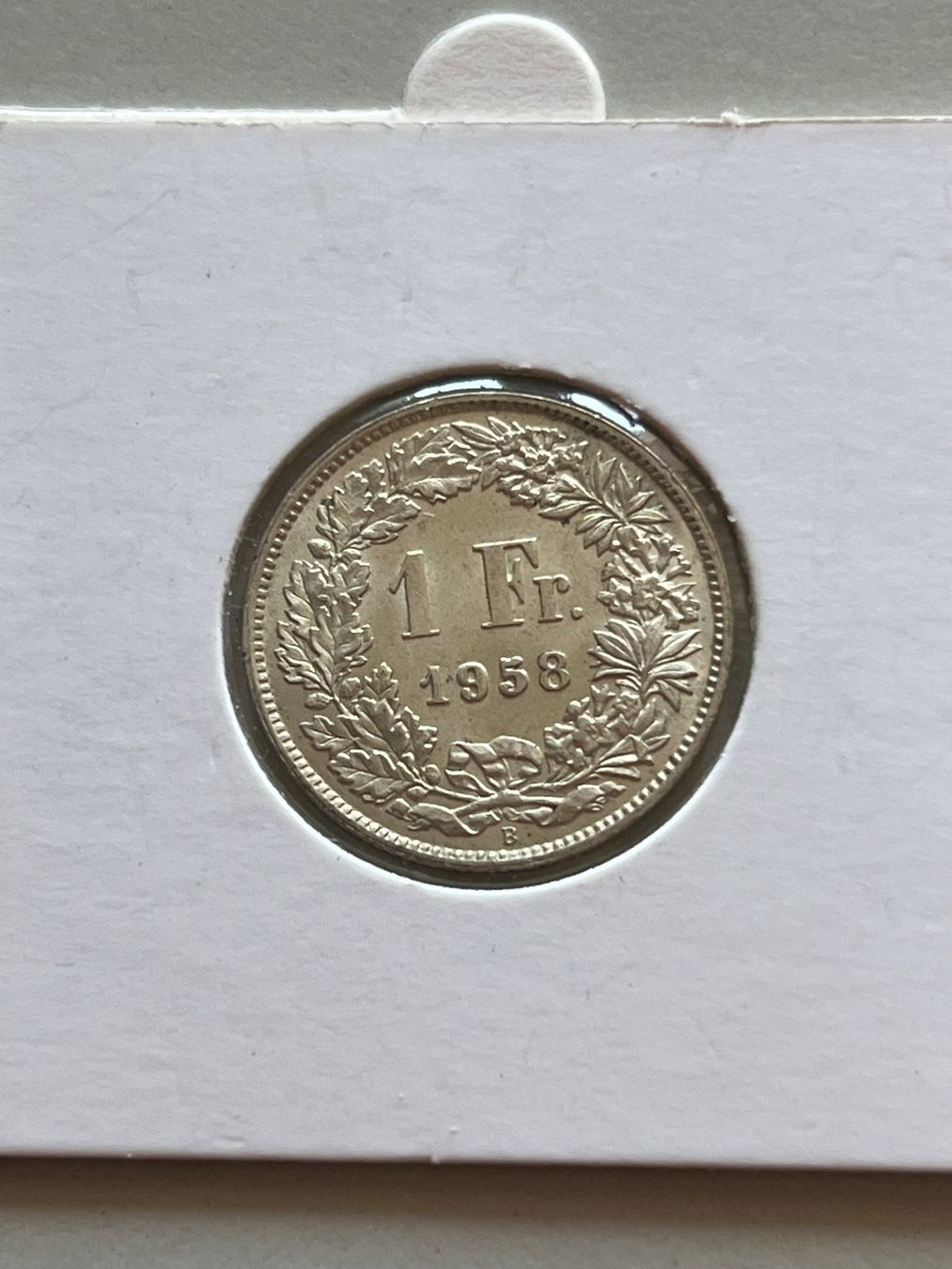 Alle Münzen: 1 Fr. 1958 Top – Gebraucht aus Schötz von Odpa