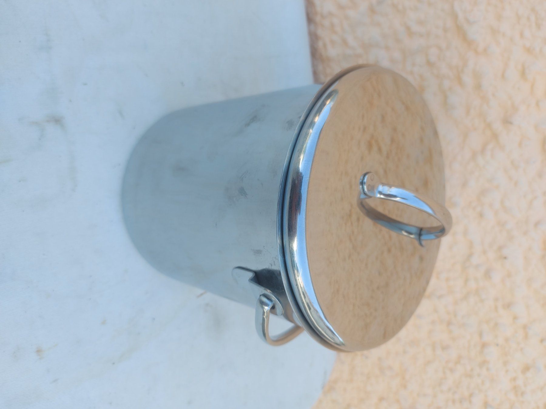 Sonstiges für Haushalt & Wohnen: Edelstahl Eimer mit Deckel;  Milchkessel 3,5Liter – Gebraucht aus Rheinau von profitronic.shop 8