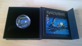Silbermünze 1 oz Iron Maiden Fear of the Dark Color 2022