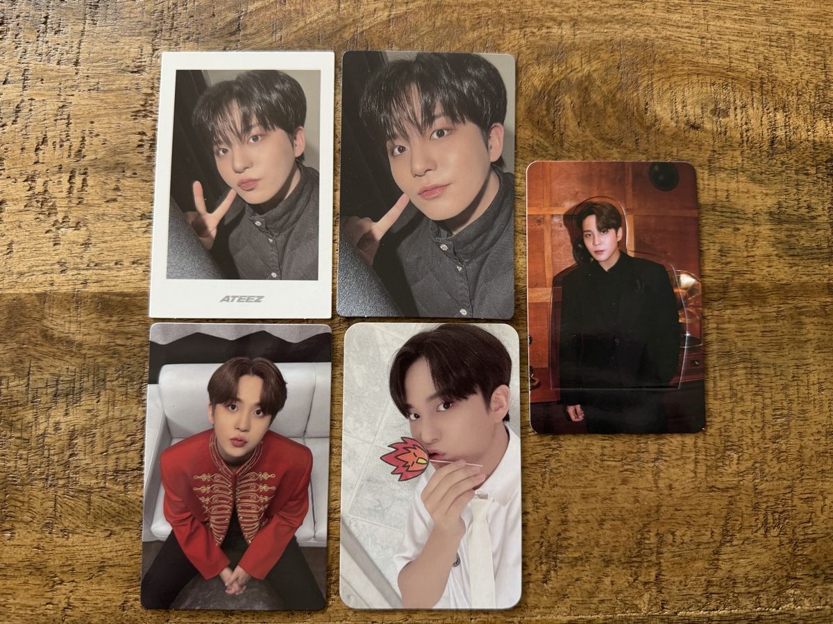 Carte collezionabili: Ateez Jongho album pc set – Usato da Urtenen-Schönbühl venduto da Mingyeonshi