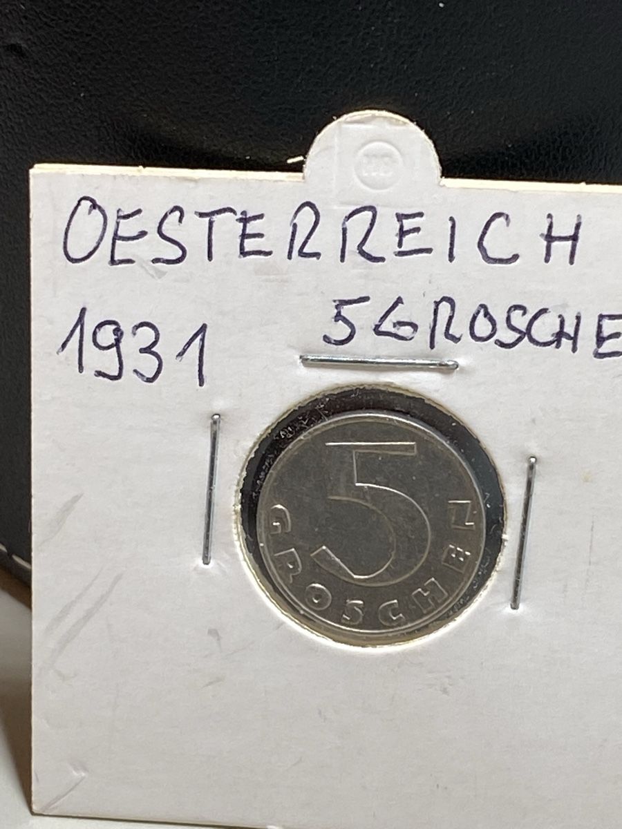 Toutes les monnaies: Autriche - 5 Groeschen - 1931 – D'occasion à Payerne par Mike1682