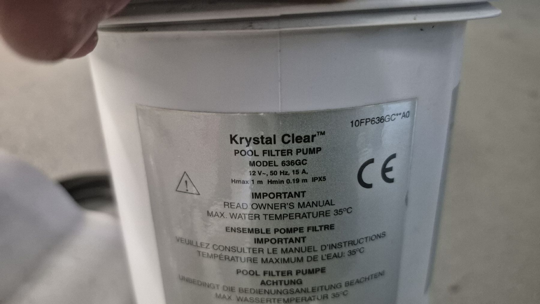 Piscine: Filterpumpe – Usato da Hergiswil NW venduto da hemi-cuda 2