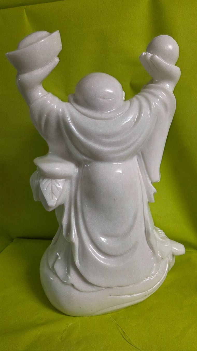 Sculture & Statue: Happy Buddha aus Marmor 55cm massiv – Nuovo (secondo la descrizione) da Roggliswil venduto da Mabelco 3