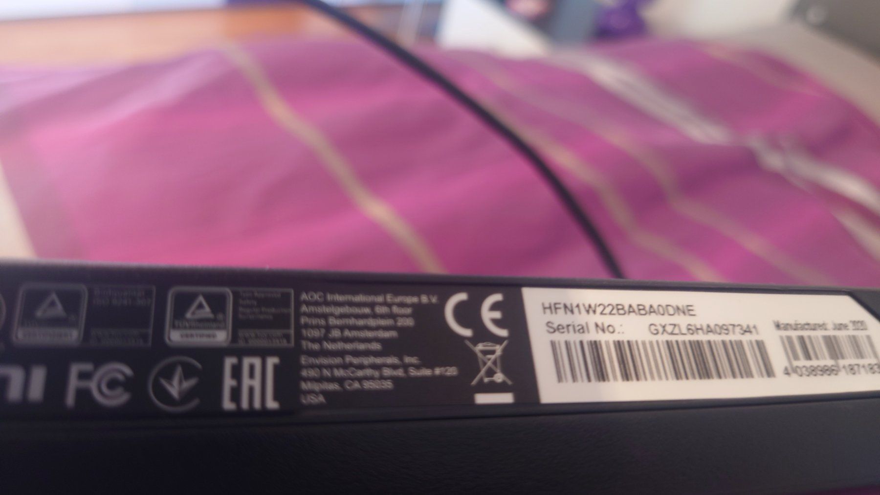 AOC Monitor: AOC Bildschirm 27 Zoll – Nuovo (secondo la descrizione) da Otelfingen venduto da lsz_kgs6 2