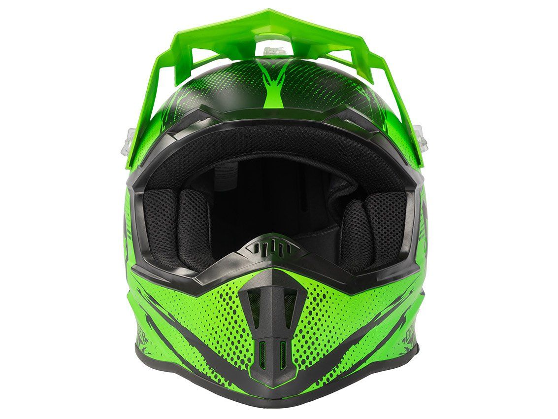 Kids Crosshelm KIMO BRO (V2) – Grün/S (Neu und originalverpackt) in ...