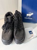 Bottes Klaveness noire taille 42 cuir nubuck neuf