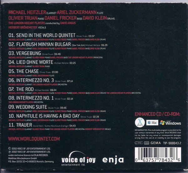 CD: the World Quintet featuring Herbert Grönemeyr, David Klein, – Usato da Unterbch venduto da uqliv 1