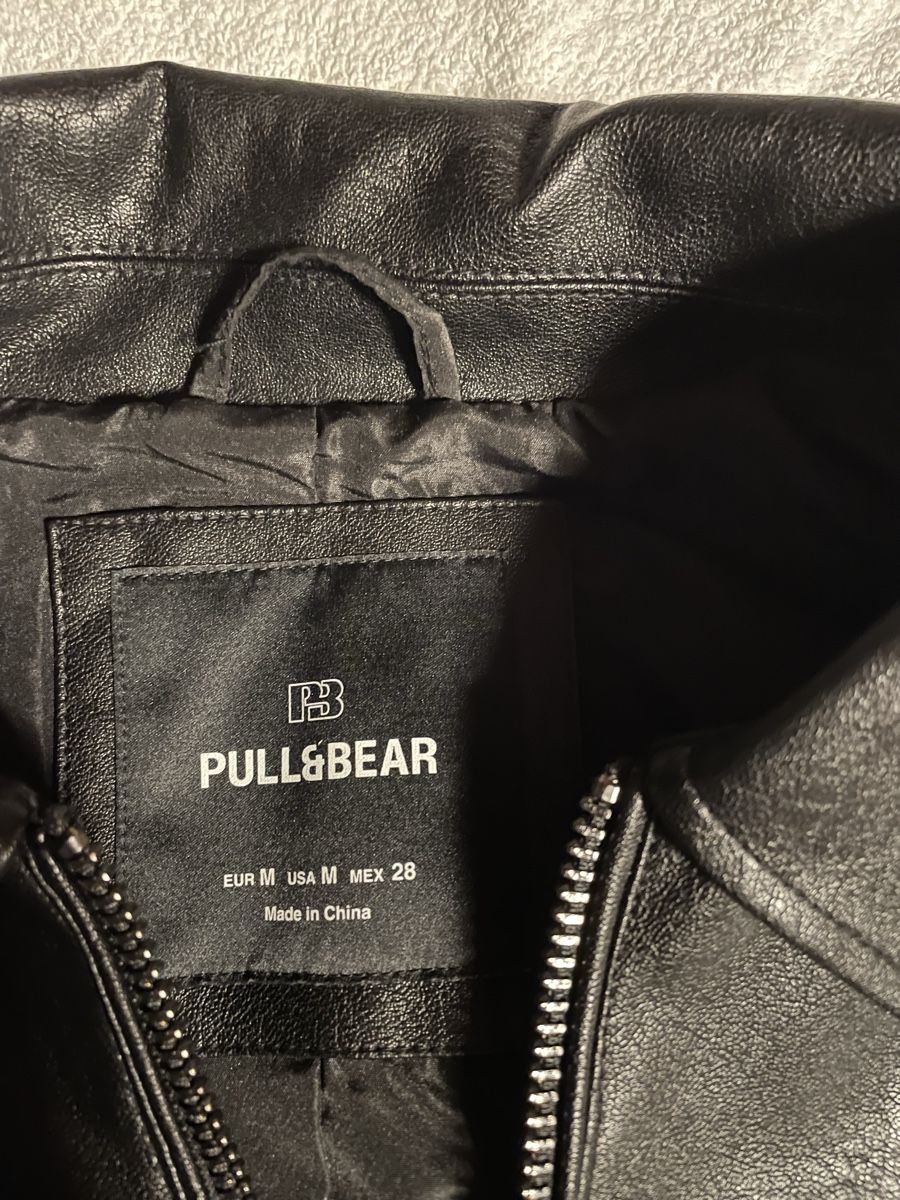 Pull&Bear Giacche: Pull&Bear Kunstleder Jacke Schwarz – Nuovo (secondo la descrizione) da Obstalden venduto da cal_b6z8 1
