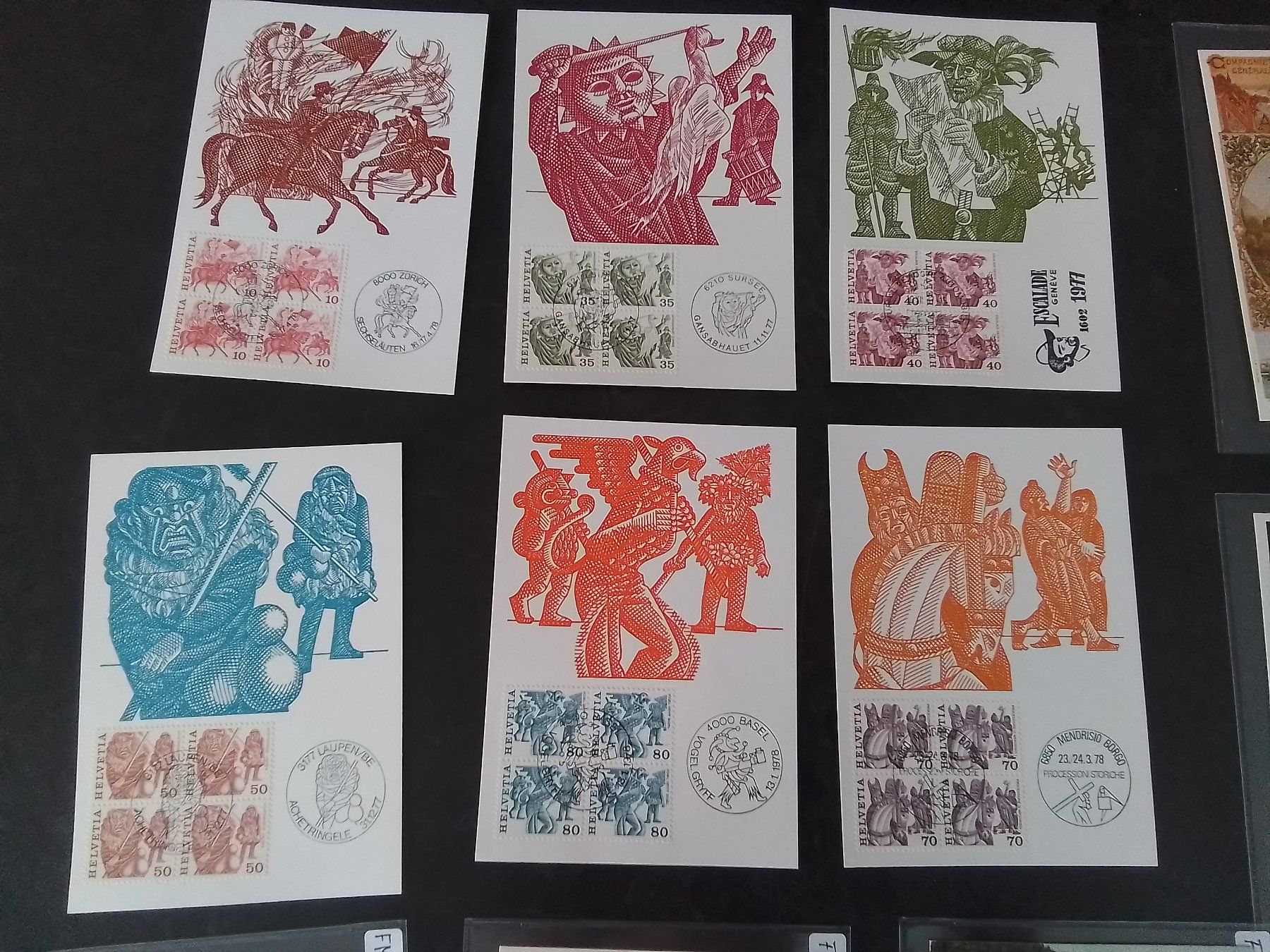 Alle Briefmarken: Maximumkarten Lot 2 – Gebraucht aus Reichenburg von ibiza18 1