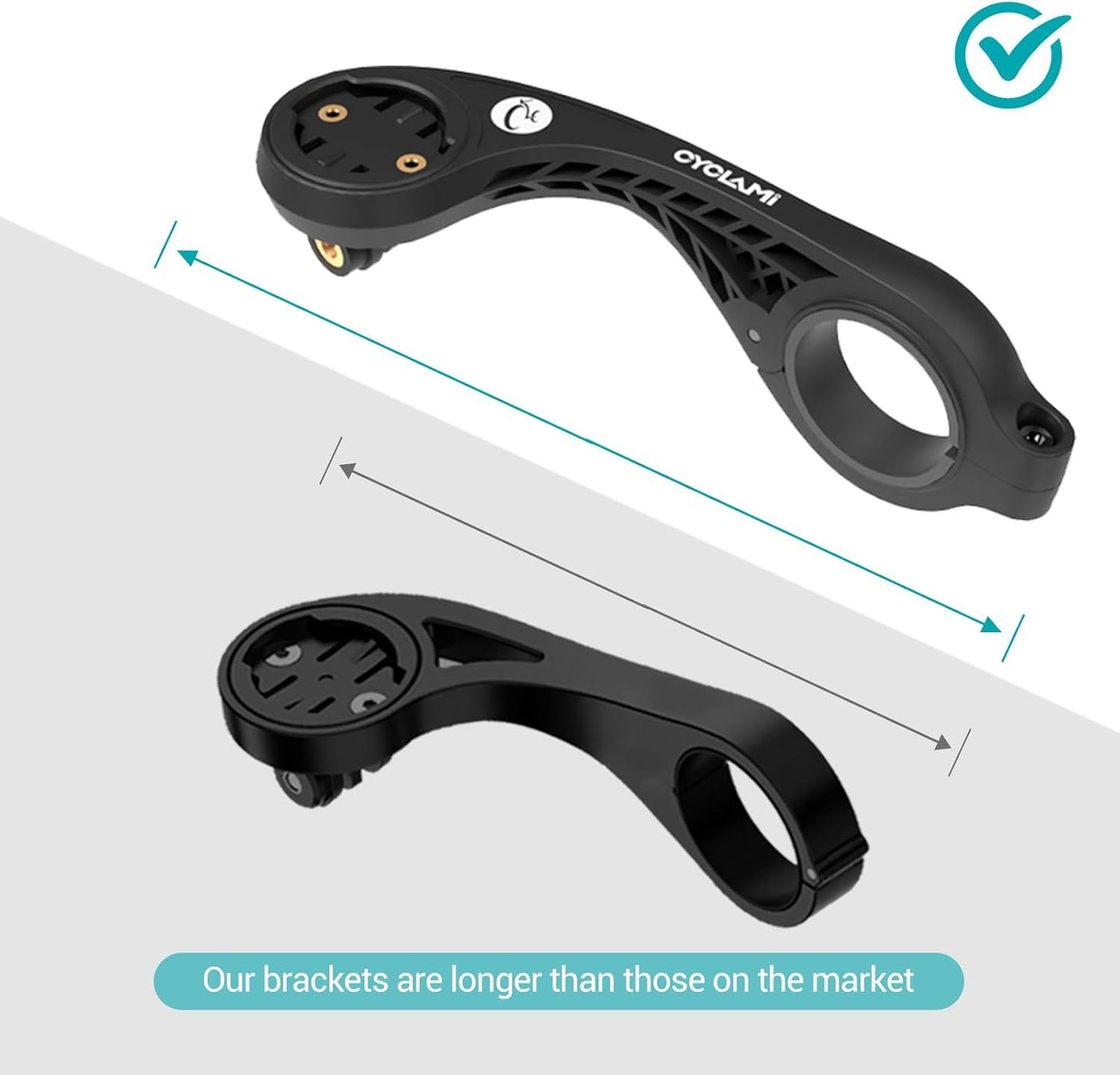 Supporti per biciclette: Fahrrad Halterung Kompatibel mit Garmin Edge – Nuovo e nell'imballaggio originale da Geneve venduto da Titi2008 6