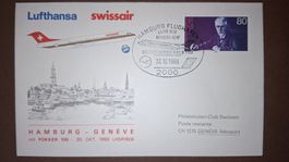 Swissair Hamburg - Geneve 30.10.1988