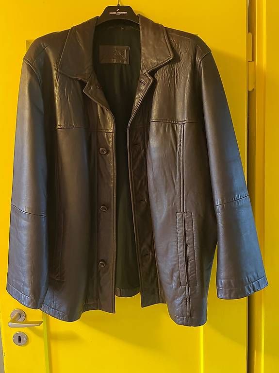 Jacken: Herrenlederjacke 3XL, braun-NEU – Gebraucht aus Biberist von LASCHINDELEGI