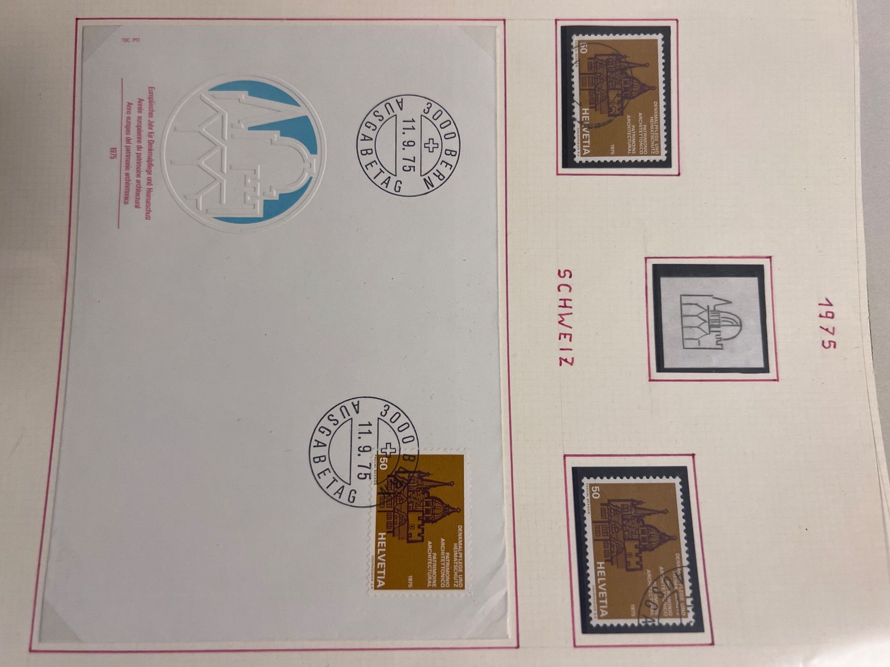 Tutti i francobolli: Briefmarken-Album Schweiz ab 1.- – Usato da Burgdorf venduto da Meltusia 3