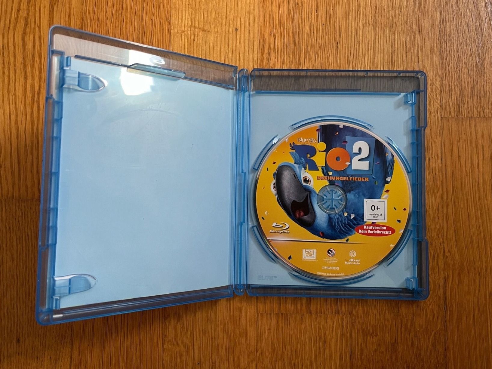 Tutti i DVDs: Blu-Ray "Rio 2 - Dschungelfieber" – Usato da Grosswangen venduto da Vita500 2