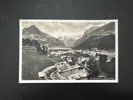 Postkarte Engelberg mit Schwimmbad 1931   (M977)