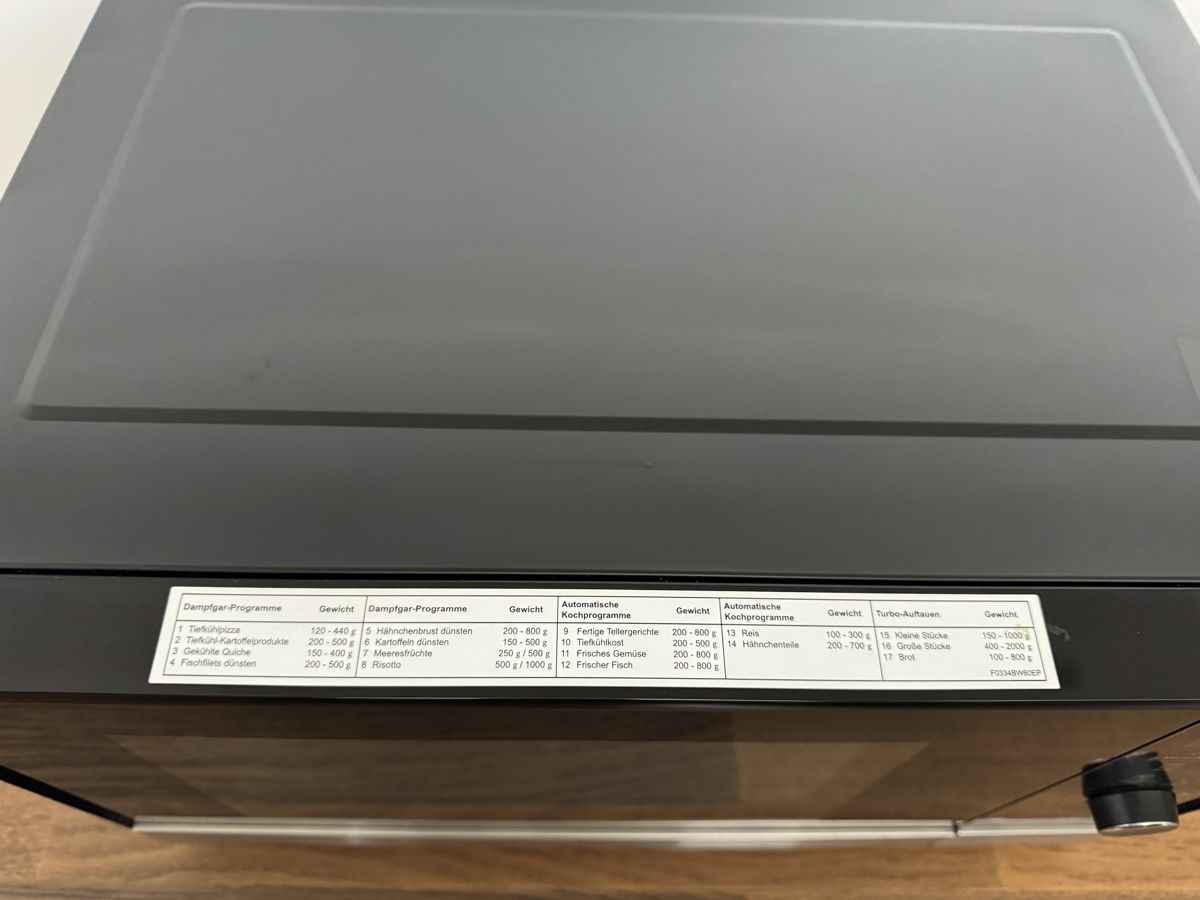 Elettrodomestici da cucina: Panasonic Mikrowelle NN-GD38HS – Usato da Villmergen venduto da forzamart 1