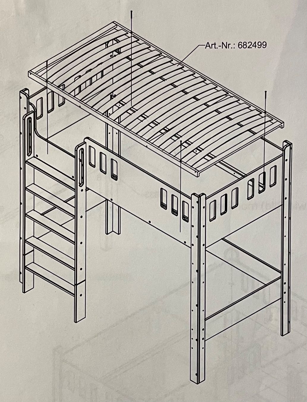 Jako-O Letti: Hochbett - Lit Mezzanine – Usato da Prêles venduto da bay_h56b 2