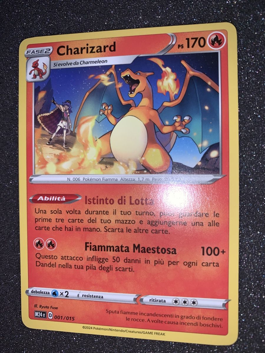 Pokémon Carte collezionabili: Ab 1.- Charizard 001/015 (Mc D.) 2024 – Usato da Bironico venduto da ars_z6lb 2
