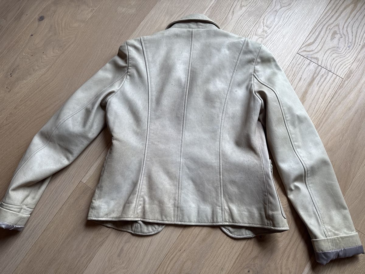 Giacche: Leonardo Lederjacke beige, Grösse M – Usato da Hornussen venduto da Regeboge77 2