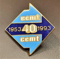 Q895 - Pin ecmt 40 Jahre cemt 1953 - 1993