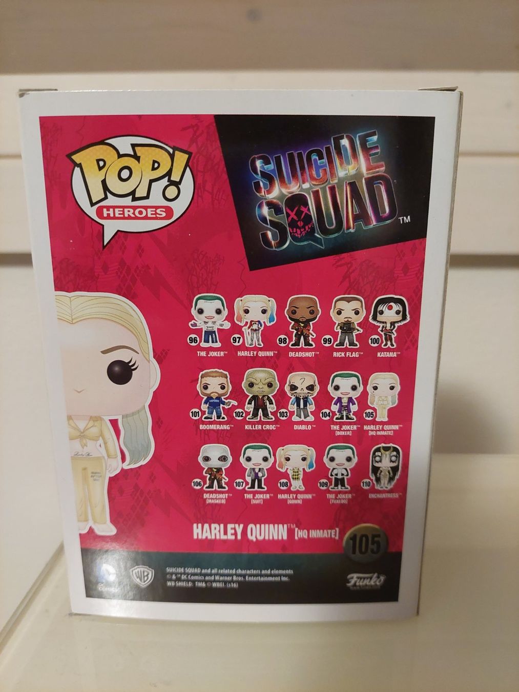 Funko Statuette: Funko Pop Figur - Suicide Squad Harley Quinn #105 – Nuovo e nell'imballaggio originale da Hefenhofen venduto da GSC99 2