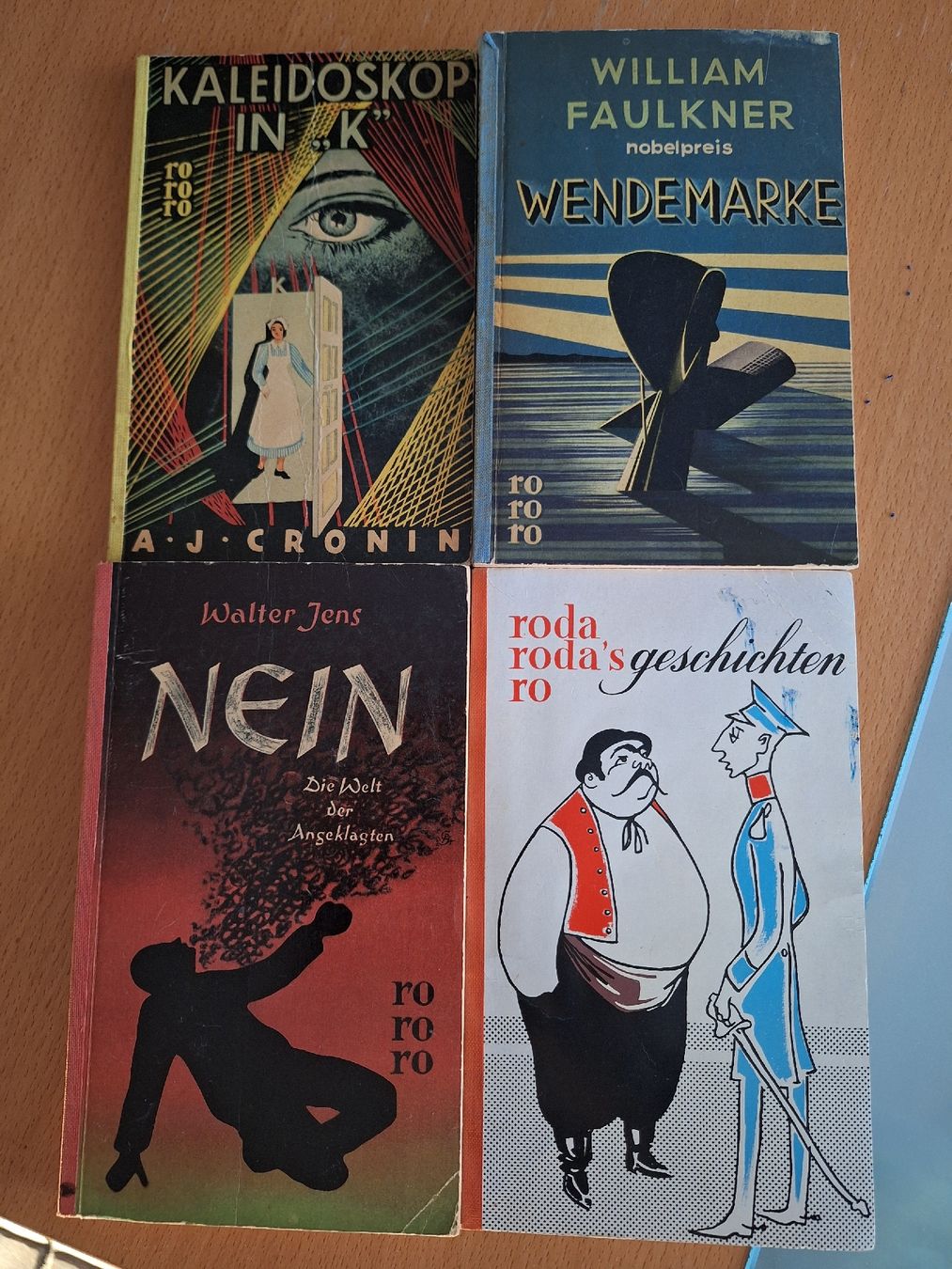 Libri: 4 versch. rororo Bücher aus den 50er Jahren – Usato da zumikon venduto da lotegrandote