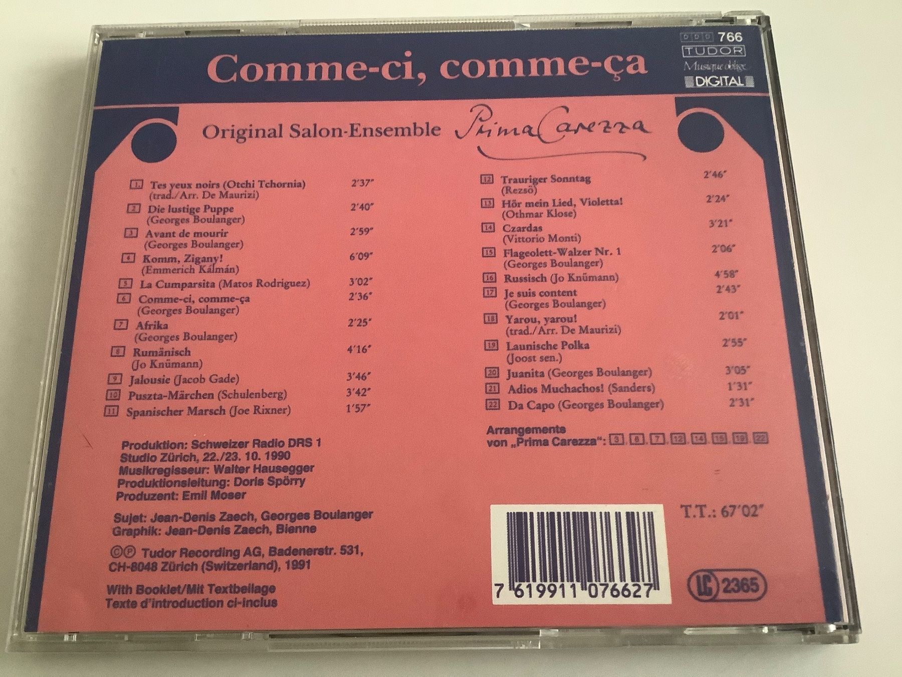 CD: Prima Carezza / Comme-ci, comme ca – Usato da Dübendorf venduto da Troll_88 1