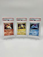 Pokémon Entei Raikou Suicune PSA 9 Jp Shining Darkness 2007