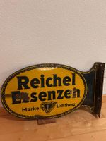 Original Reichel  Essenz Emaille Emailleschild Reklameschild
