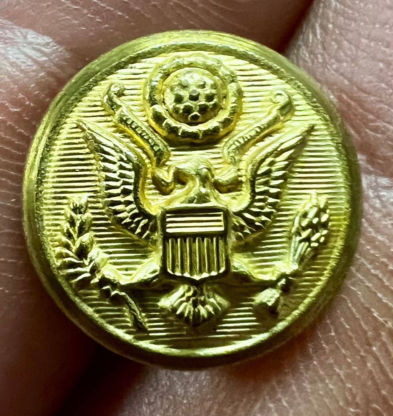 US Army Uniformen: USA Bonton uniforme Knopf Button militaire armee – Gebraucht aus Nyon von 65d45